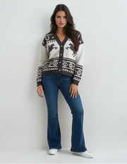 Western Rider Chocolate Knit Cardigan – Malibu Road Exclusive