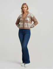 Wild West Camel Knit Cardigan – Malibu Road Exclusive