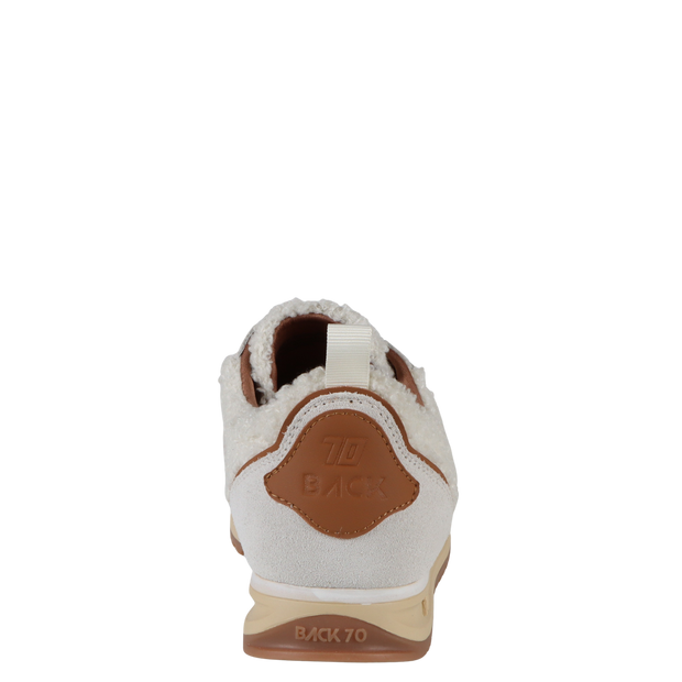 JOGGER FT in MILK ICE CUOIO, back view