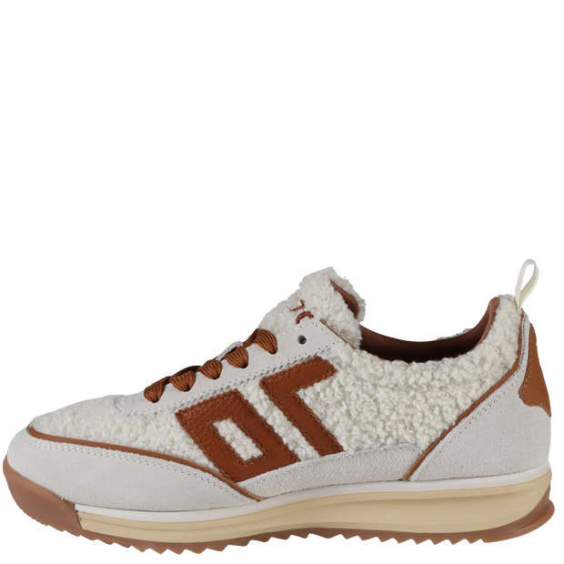 JOGGER FT in MILK ICE CUOIO, left view