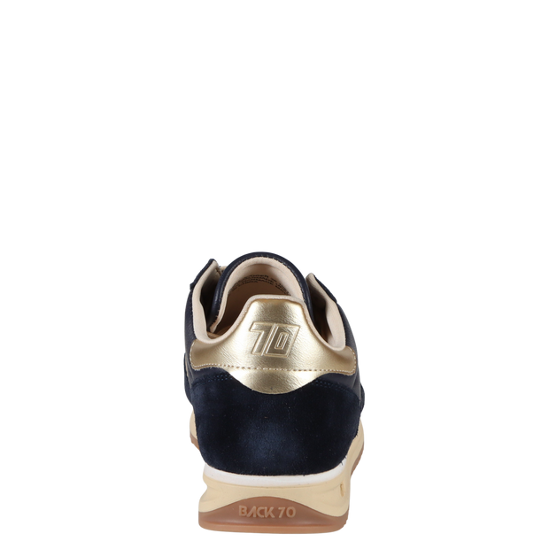 JOGGER N in NAVY GOLD, back view